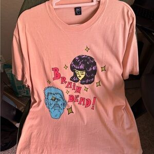 Brain Dead Graphic T-Shirt - Peach